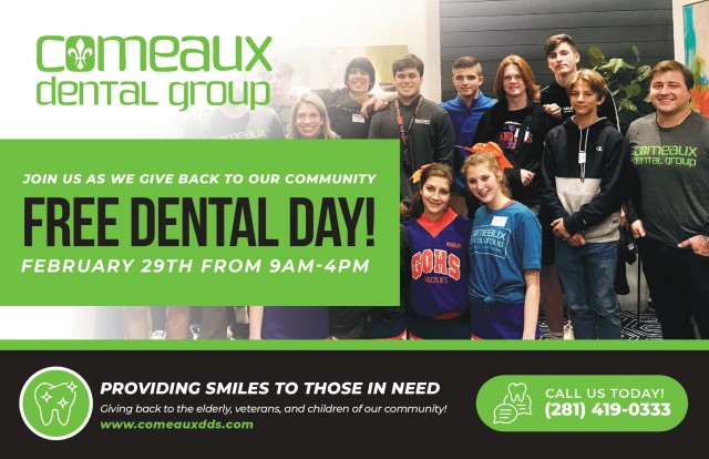 Save the Date: Free Dental Day February 29th 2020